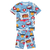 Pijama Masculino Kyly de Quadrinhos Azul - comprar online
