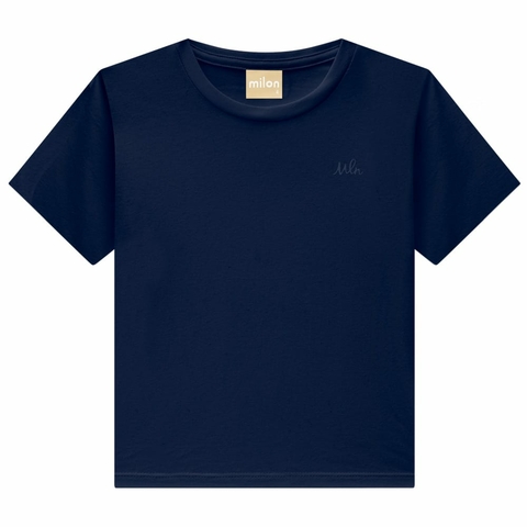 Camiseta Masculina Milon Básica Marinho
