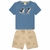 Conjunto Masculino Milon Azul Anoitecer Dog