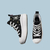 Chuck Taylor All Star Move Polka Dots Preto CK12390001 - loja online