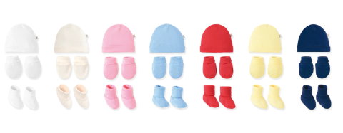 Kit Pingo Lele Meia, Touca e Luva