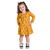 Vestido Kyly amarelo Queimado