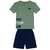 Conjunto Masculino Kyly Pistache Com Bermuda Em Moletinho - comprar online