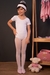Collant Branco Ballet Manga Curta - comprar online