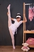 Collant Branco Ballet Manga Curta - My Little Bear