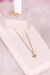 Conjunto Colar e Brinco com Zircônias Anjinho da Guarda