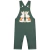 Jardineira Masculino Milon Coelho Verde - My Little Bear
