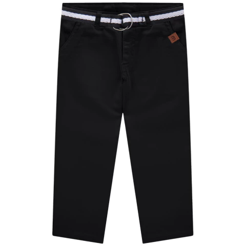 Calça Sarja Preta Milon