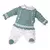 Macacão Feminino Tricô Beth Bebe Verde Em Suedine