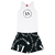 Conjunto Femino Kyly Preto e Branco