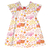 Vestido Kyly Estampa Doguinho Com Flores - comprar online