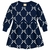 Vestido Milon Laços Azul Marinho