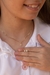 Conjunto Colar e Brinco Joaninha Pingos de Strass