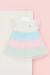 Vestido Petit Cherie Baby Colors Tule