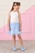 Conjunto Mon Sucre Tule Azul