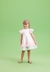 Vestido Petit Cherie Bordado Com Babados em Tule