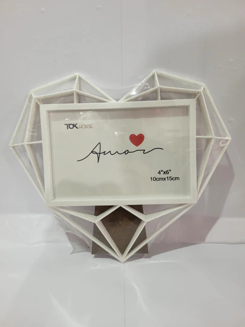 PORTA RETRATO FOTO 10 X 15 CORAÇÃO