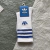 Meia Adidas - branca e azul