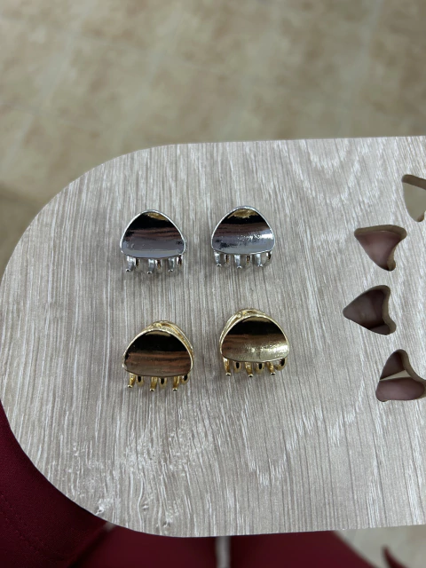 Hebillas mini pinterest plateada y dorada - comprar online