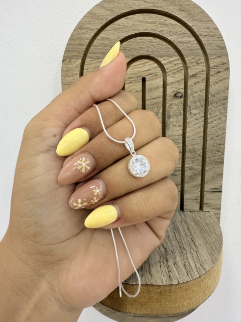 Conjunto cristal todo micropave en plata 925 - comprar online