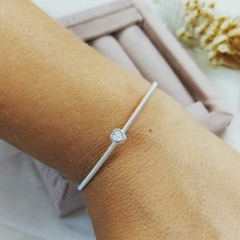 Bracelete Italiano Coração Cristal - comprar online