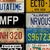 Camiseta Placas de Carros do Cinema e TV Grunge Unissex - comprar online