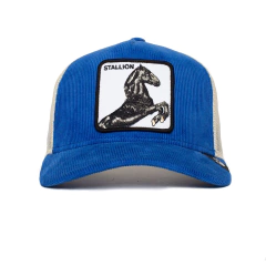 gorra goorin bros stallion caballo pana azul