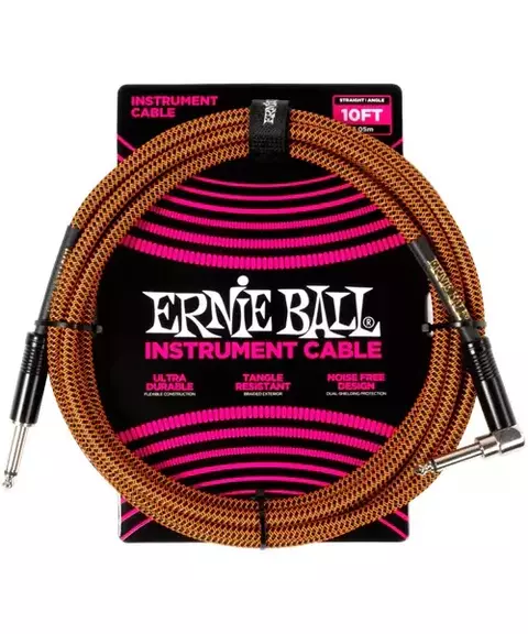 CABLE ERNIE BALL DE 3 METROS 6470 (RECTO/ANGULADO) - comprar en línea