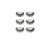 3 Pares de Cílios Fios de Seda #1213 Lauren - comprar online