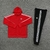 Conjunto Adidas Masculino Com Capuz - Vermelho/Preto - comprar online