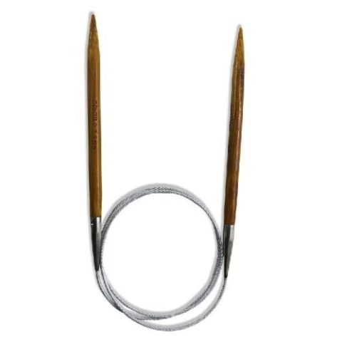 Agulha Circular Bambu/Aco 60cm - Circulo