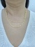 Chocker duplo folheado a ouro 18k corrente bolinha e cordão baiano - comprar online