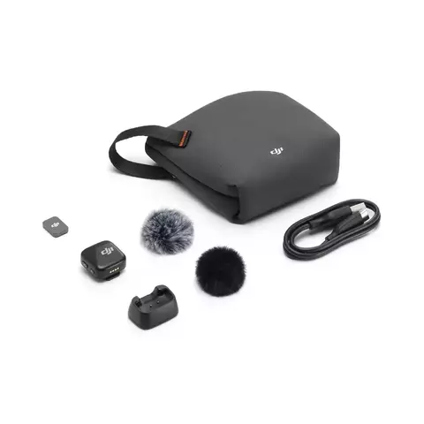 Dji Microfone mini Trasmissor de áudio alta qualidade - comprar online