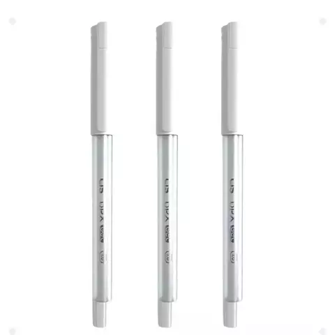 Caneta em gel Branca 1.0mm Cis BPX Kit com 3 Unidades