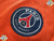 Paris Saint Germain Arquero naranja 2019. #1 Buffon. Parche UEFA Champions League