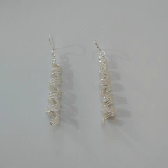 Aretes Espiral zig zag - Joyería KENA
