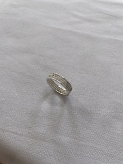 Argolla filigrana sencilla zig zag - comprar online