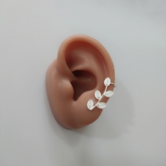 Earcuff Hojitas mini en plata 950
