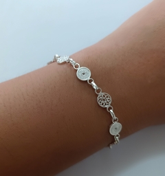 Pulsera círculos pequeños combinada