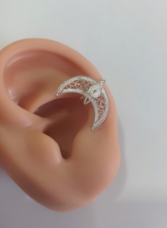 Mini earcuff luna y estrella