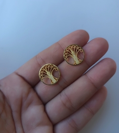 Topos árbol de la vida baño de oro