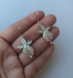 Aretes orquídeas