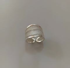 Anillo argolla filigrana - comprar online