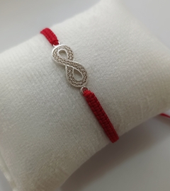 Pulsera infinito en plata - comprar online