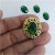 kit 50 Tag Oval Dourada + 50 Chaton 10x14mm na internet