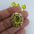 Imagem do kit 50 Tag Oval Dourada + 50 Chaton 10x14mm