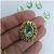 kit 50 Tag Oval Dourada + 50 Chaton 10x14mm