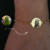 Pulseira redonda BANHO OURO - Personalizável (LEIA A DESCRIÇÃO)