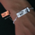 Pulseira Personalizada Plaquinha M Banho Prata: Eternize Seus Momentos (Foto, QR Code, Nomes) - Nasp