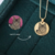 Colar Personalizável Medalha M Banho Ouro: Recordações Eternas (Foto, Homenagem, QR Code) - Nasp